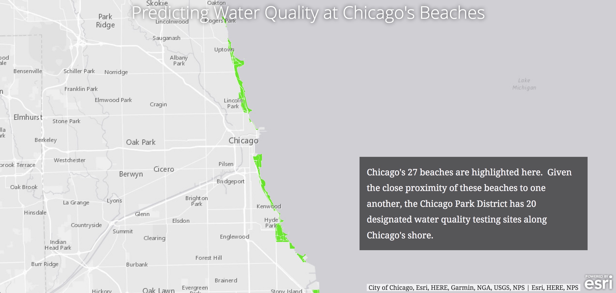 Predicting Water Quality at Chicago's Beaches