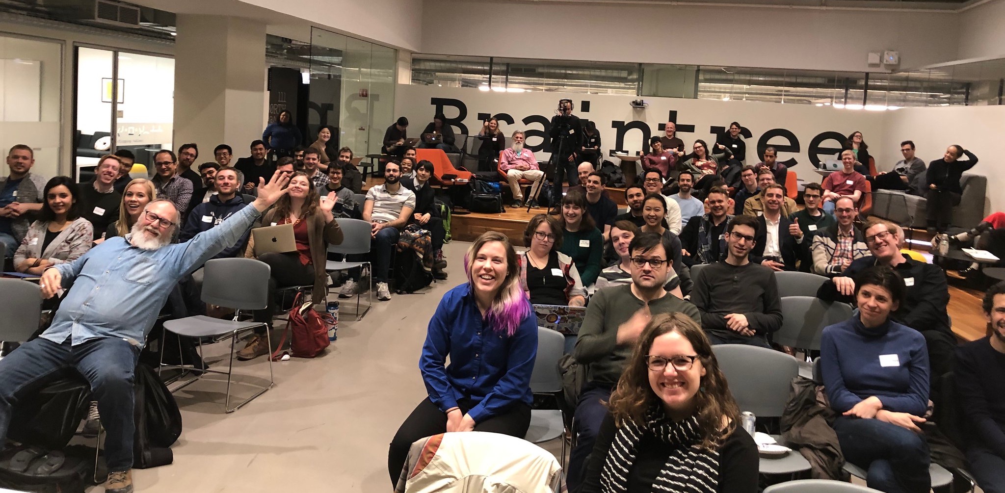 Become one of these smiling people. Be a Chi Hack Night Member!