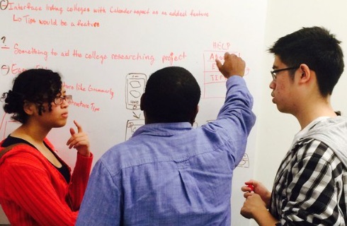 High school students are joining Chi Hack Night to train in user experience & design