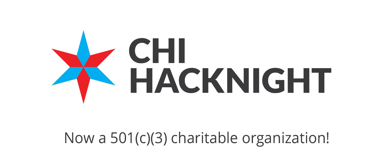 Chi Hack Night: Now a 501(c)(3) charitable organization