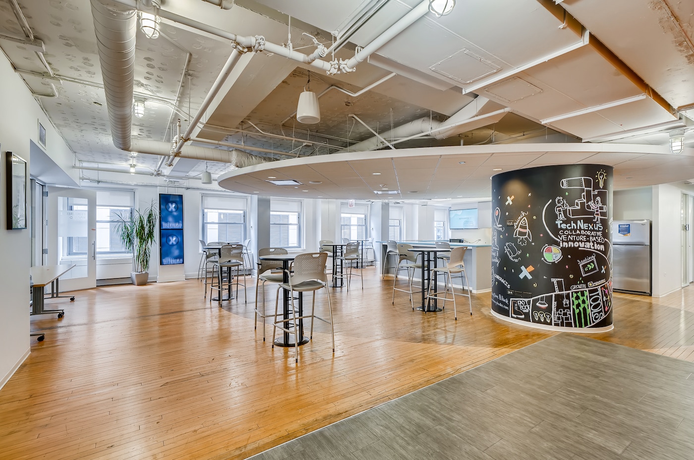 Kitchen space at TeamWorking at TechNexus